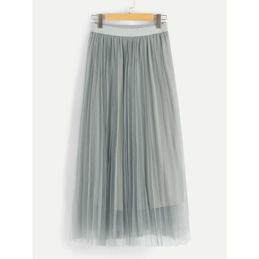 WILA Pink Pleated A-Line Midi Skirt - Picture 6 of 13